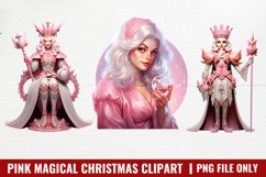 Pink Magical Christmas Sublimation Product Image 1