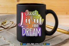 Just livin the dream svg Product Image 6