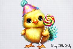 Lollipop Animals Clipart PNG Product Image 1