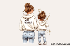 Mother Daughter Sublimation PNG Product Image 1