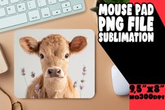 Country Chic Cow Sublimation Mouse Pads Product Image 1