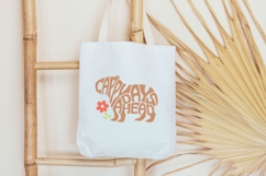 Cappy Days Ahead word art in the shape of a Capybara Product Image 5