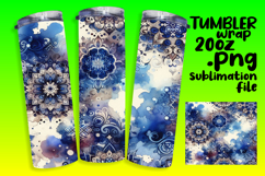 Custom 20oz Sublimation File , Watercolor Patter Product Image 1