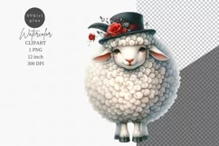 Farm animals clipart, Sheep clipart, Cute animals Product Image 1