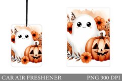Cute Ghost Car Air Freshener. Halloween Car Air Freshener Product Image 1