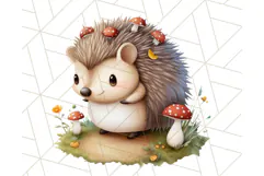 Whimsical Woodland Animals and Nature PNG, Forest Animals Product Image 3