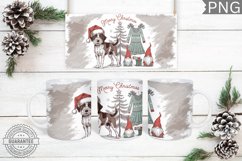Merry Christmas Mug Wrap - Christmas Mug Sublimation Product Image 1
