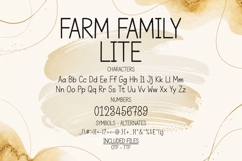 Farm Family Font | Farmhouse | Minimalist Sans Serif Fonts Product Image 5