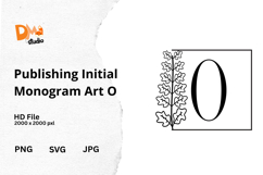 Publishing Initial Monogram Art Product Image 1