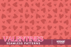 St Valentine&#039;s Day Hearts Cupid Love Seamless Pattern PNG Product Image 1