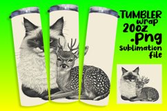 Purr-fectly Designed: Cat Lover&#039;s Sublimation Tumblers Product Image 1