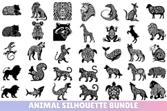 449 Animal Silhouette Stencil Bundle SVG, Celtic, Floral Product Image 15