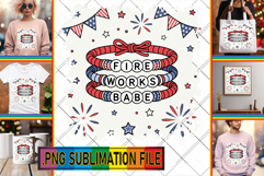 Dazzling TOTE BAG Gift Ideas PNG, Patriotic Product Image 1
