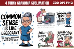 Funny Grandma Sublimation Quotes Bundle PNG Product Image 2