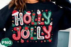 Holly Jolly Png Christmas Faux Yarn Png Product Image 3