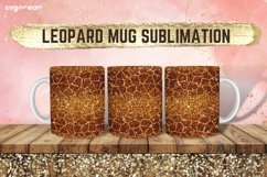 Leopard Glitter Mug Sublimation | PNG Bundle | Mug Wrap Product Image 8