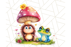 Cute Animal Friends Clipart PNG, Bright Spring Animal Duos Product Image 3