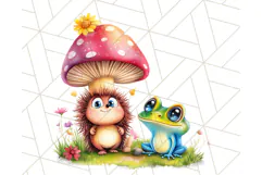 Cute Animal Friends Clipart PNG, Bright Spring Animal Duos Product Image 3