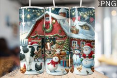 Farm Animals Tumbler Wrap - Christmas Tumbler Design Product Image 1