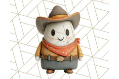 Cute Halloween Ghost Clipart Costume PNG, Halloween Png Product Image 3