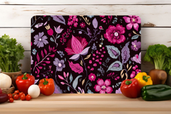 Watercolor Boho Floral Cutting Board | Cutting Board png Product Image 5