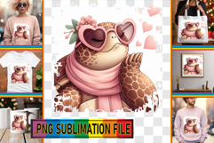 RADIANT TSHIRT Art PNG, Turtle Product Image 1