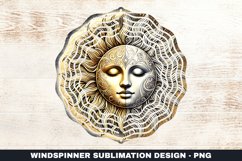 Moon Faces Wind Spinner Sublimation Design Product Image 1