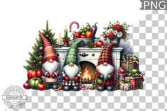 Christmas Gnome Sublimation - Clipart PNG Design Product Image 1