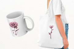 Summer Wildflowers &amp; Lady Bugs Clipart Product Image 3