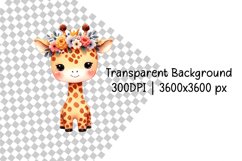 Cute Woodland Animals Clipart|Valentines sublimation Designs Product Image 2