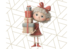 Santa Claus Clipart, North Pole Holiday PNG Graphics Product Image 3