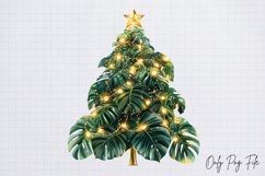 Cozy Christmas Houseplant Clipart PNG Product Image 1
