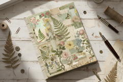 Ephemera Spring Butterfly Junk Journal Png Product Image 8