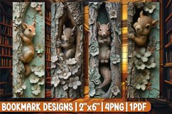 Engaging 3D Animal Bookmark Sublimation Product Image 1