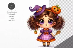 Halloween clipart, Witch clipart, Autumn clipart Product Image 1