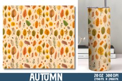 Autumn Tumbler Wrap, Tumbler Wrap PNG Product Image 1