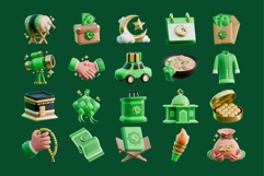 3D Eid Al-Fitr Element Bundle Product Image 2