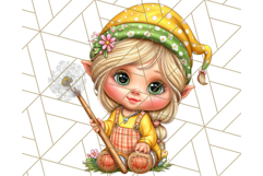 Gnomes at Work Clipart PNG, Cute Gnomes PNG Illustration Product Image 3