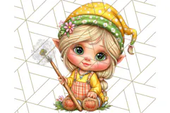 Gnomes at Work Clipart PNG, Cute Gnomes PNG Illustration Product Image 3