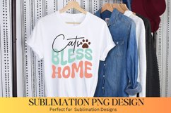 Cats bless Home Sublimation | Cat Sublimation Product Image 1