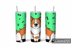 Dogs Tumbler Sublimation | 20 oz | Taper | Straight Product Image 16
