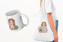 Rustic Sunlit Girls Clipart Product Image 3