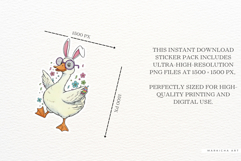 Easter Silly Goose Stickers Product Image 3