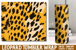Leopard Print Tumbler Wrap Sublimation Product Image 1