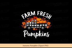 Farm Fresh Pumpkin PNG | Rustic Autumn Pumpkin Design | Fall Product Image 2