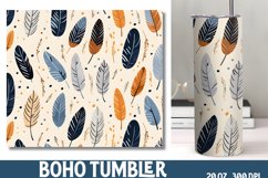 Boho Digital Papers Tumbler Wrap Product Image 1