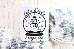 Let's Shake Things Up Svg, Funny Christmas Snowman Svg. Product Image 9