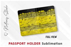 Oil Drum pattern - Passport Holder sublimation. Product Image 2