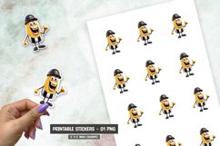 Cartoon sticker, Cute character sticker png Product Image 1