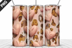 Valentines Love Skinny Tumbler PNG Wrap| Valentines Tumbler Product Image 4